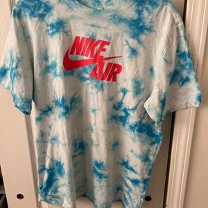 Tie Dye Nike Air T-shirt, Large, Vintage